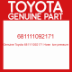 Genuine Toyota 681111092171 Hose  low pressure