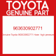 Genuine Toyota 963630902771 Hose  high pressure