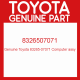 Genuine Toyota 83265-07071 Computer assy