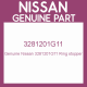 Genuine Nissan 3281201G11 Ring stopper