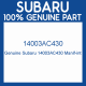 Genuine Subaru 14003AC430 Manif-int