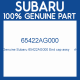 Genuine Subaru 65422AG000 End cap assy     rh