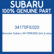 Genuine Subaru 34170FE020 Univ jt assy