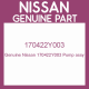 Genuine Nissan 170422Y003 Pump assy