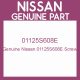 Genuine Nissan 01125S608E Screw