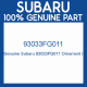 Genuine Subaru 93033FG011 Ornament r