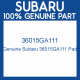 Genuine Subaru 36015GA111 Pad