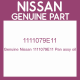 Genuine Nissan 1111079E11 Pan assy oil