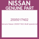 Genuine Nissan 2505017N02 Shaft speedomet