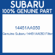 Genuine Subaru 14451AA050 Filter