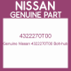 Genuine Nissan 4322270T00 Bolt-hub