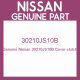 Genuine Nissan 30210JS10B Cover-clutch