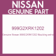 Genuine Nissan 999G2XRK1202 Moulding set-si