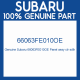 Genuine Subaru 66063FE010OE Panel assy ctr sdlh