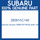 Genuine Subaru 28091AC140 Bj shaft unit