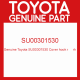 Genuine Toyota SU00301530 Cover hook r     rh