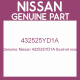 Genuine Nissan 432525YD1A Seal-oil rear