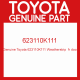 Genuine Toyota 623110K111 Weatherstrip  fr doo