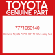 Genuine Toyota 77710-60140 Valve assy, fue