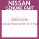 Genuine Nissan 009331221A Plug