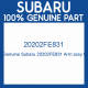 Genuine Subaru 20202FE831 Arm assy f