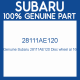 Genuine Subaru 28111AE120 Disc wheel al 16