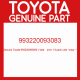 Genuine Toyota 993220093083 V belt    (min- 10 pack unit)  tmap **