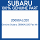 Genuine Subaru 26696AL020 Pad kit r