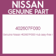 Genuine Nissan 402607F000 Hub assy-free r