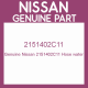 Genuine Nissan 2151402C11 Hose water