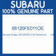 Genuine Subaru 66126FE011OE Pocket out       lhd