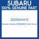 Genuine Subaru 20250AA013 Latrl lk ay f