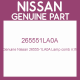 Genuine Nissan 26555-1LA0A Lamp comb rr,lh