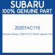 Genuine Subaru 20201AC110 Bush assy(t/v l)rlh