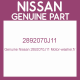 Genuine Nissan 2892070J11 Motor-washer,fr